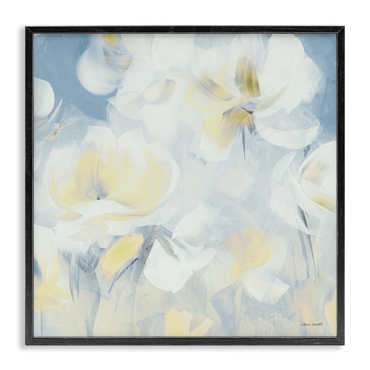 Stupell Industries Soft & Gentle Flower Field Framed Giclee, design by Lanie Loreth